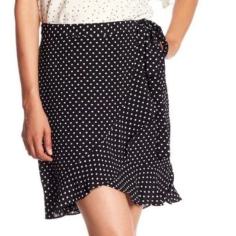 Max Studio Polka Dot Wrap Skirt - NWT